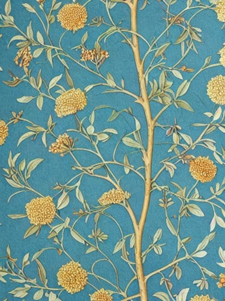 Honey Mesquite tree Vintage Botanical
