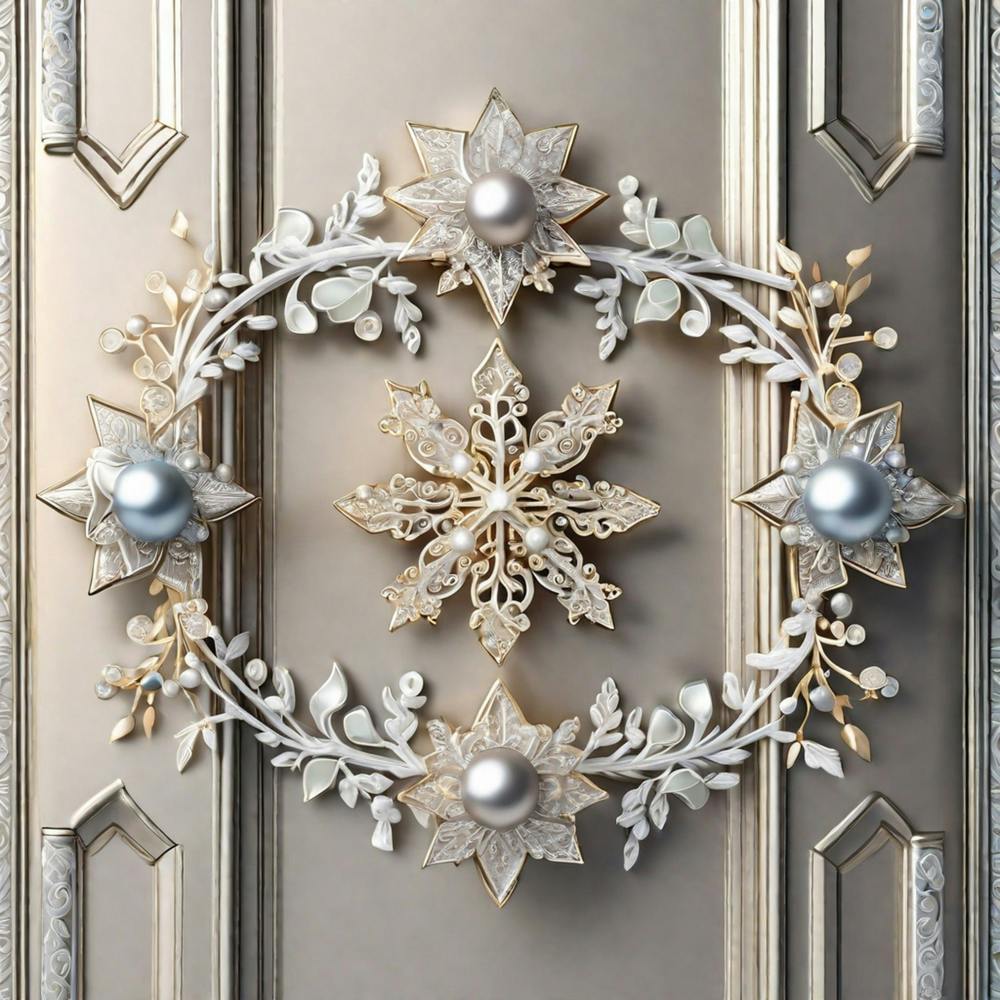 Christmas Decoration On Home Door Miki Asai Macro Photography Close Up Hyper Detailed Trending O (5)