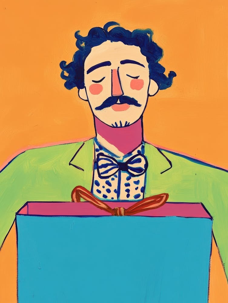Man With A Gift Box