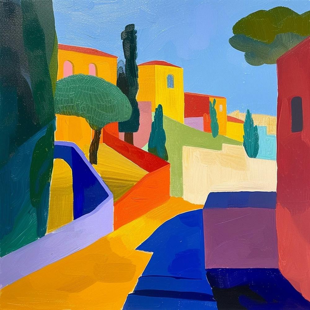 Abstract Travel Collection Barcelona Spain 1