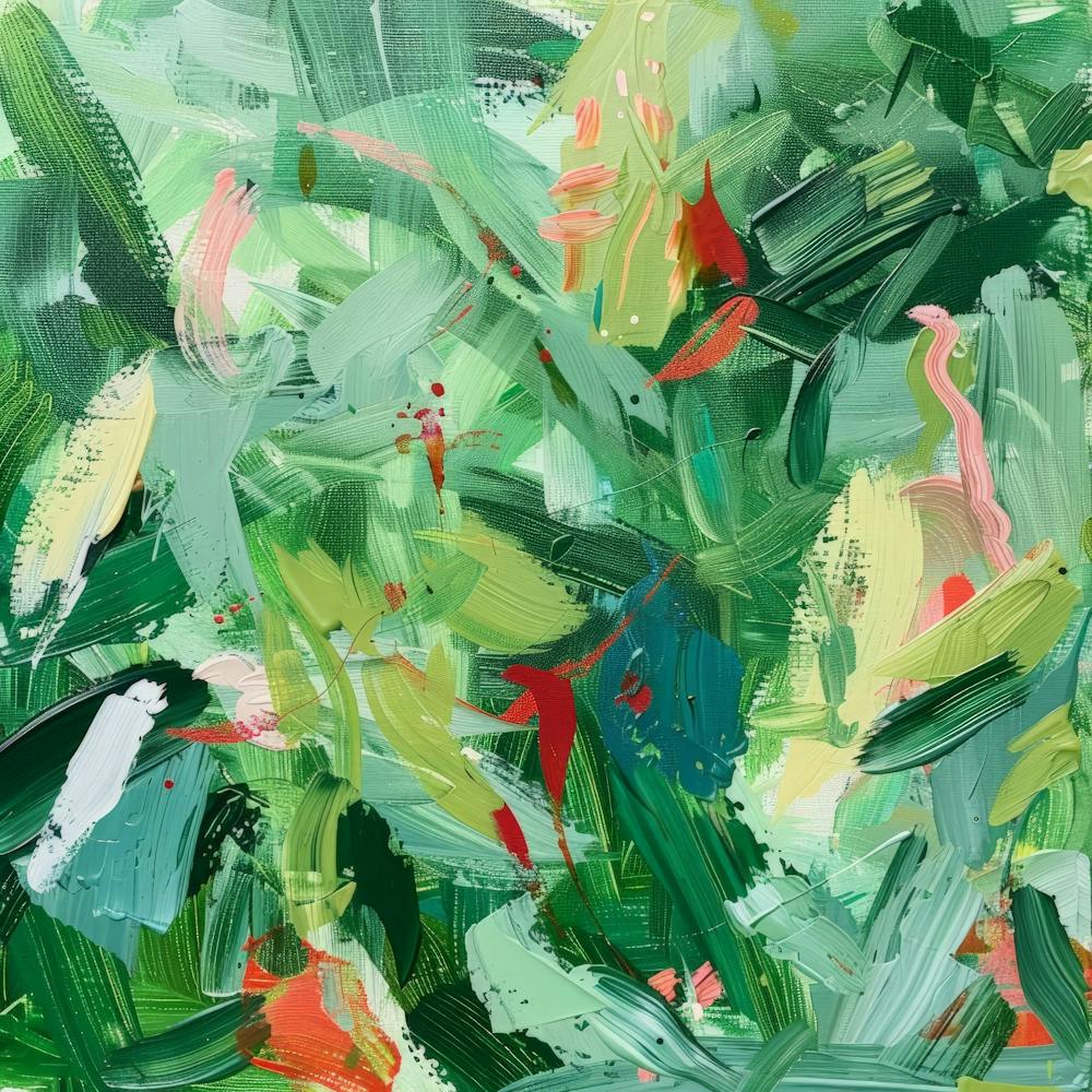 Tropical Abstract Painting 1