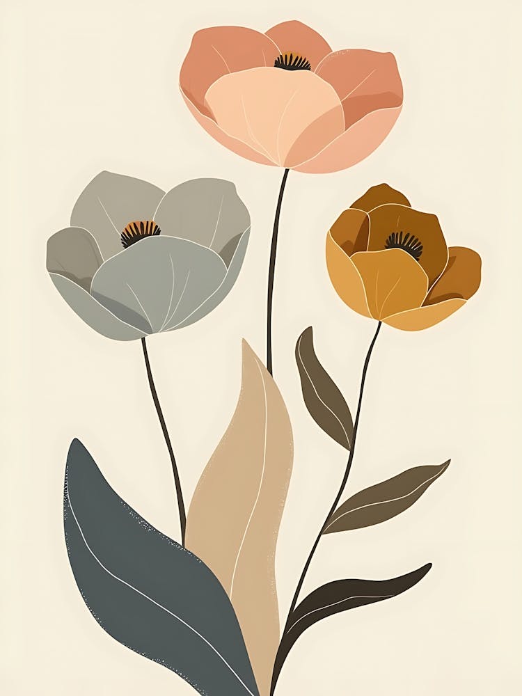 Muted Tones Wildflower Bouquet