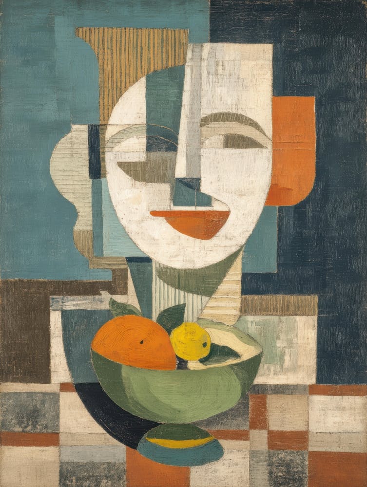Man With A Bowl Of Fruit