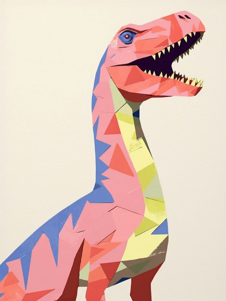 Nursery Dinosaur Art Tyrannosaurus 3