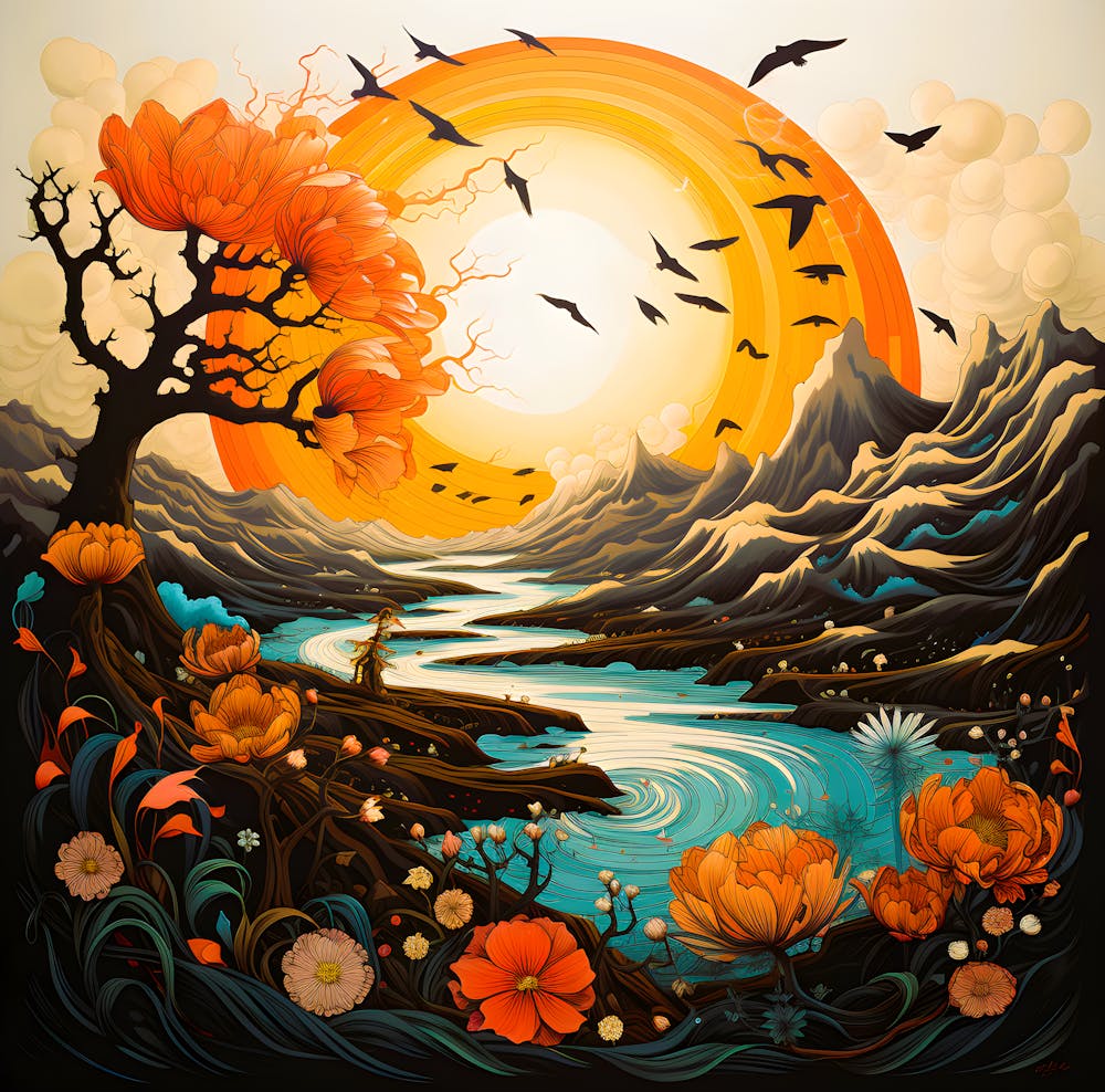 Avian Whispers Birds In The Dawn