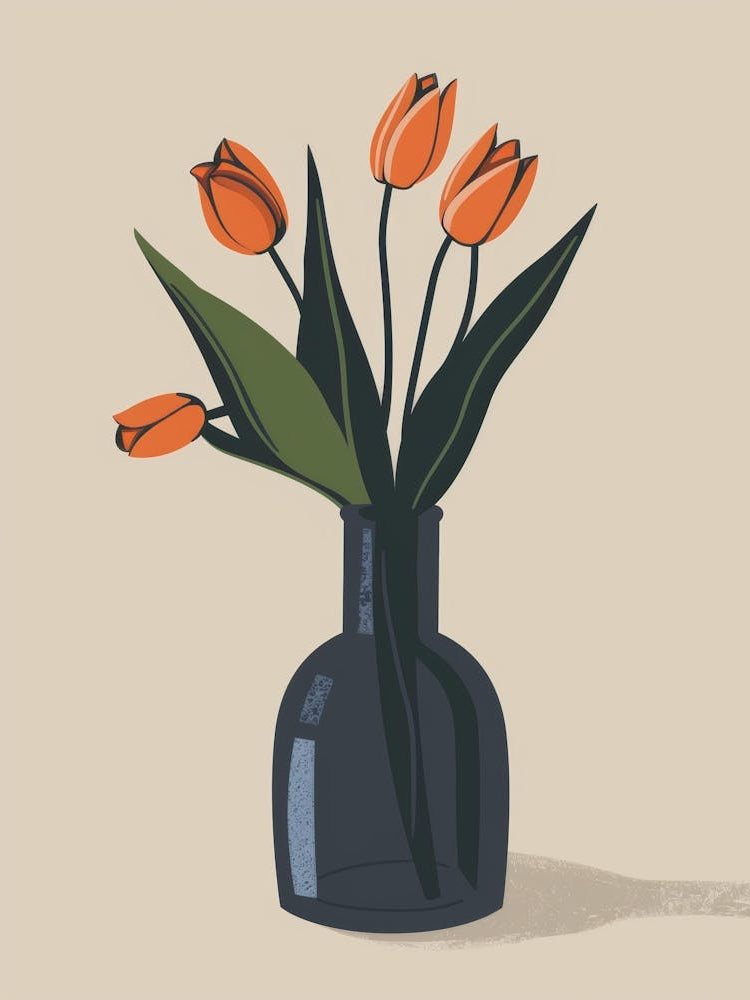 Tulips In A Vase 10