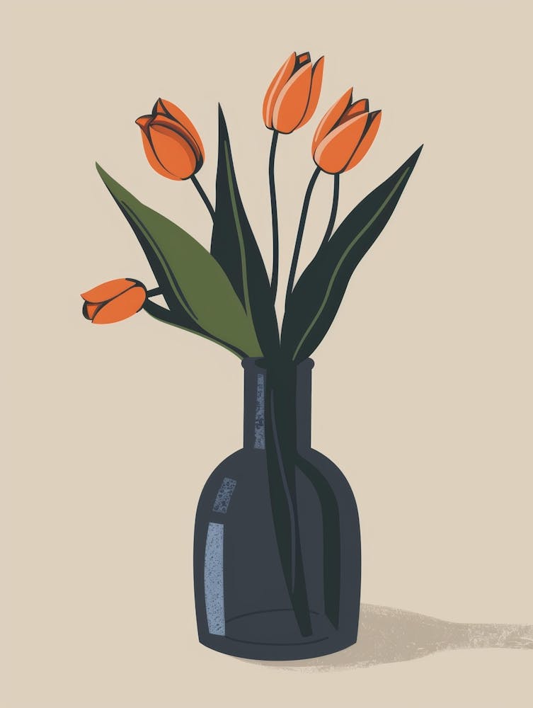 Tulips In A Vase 10