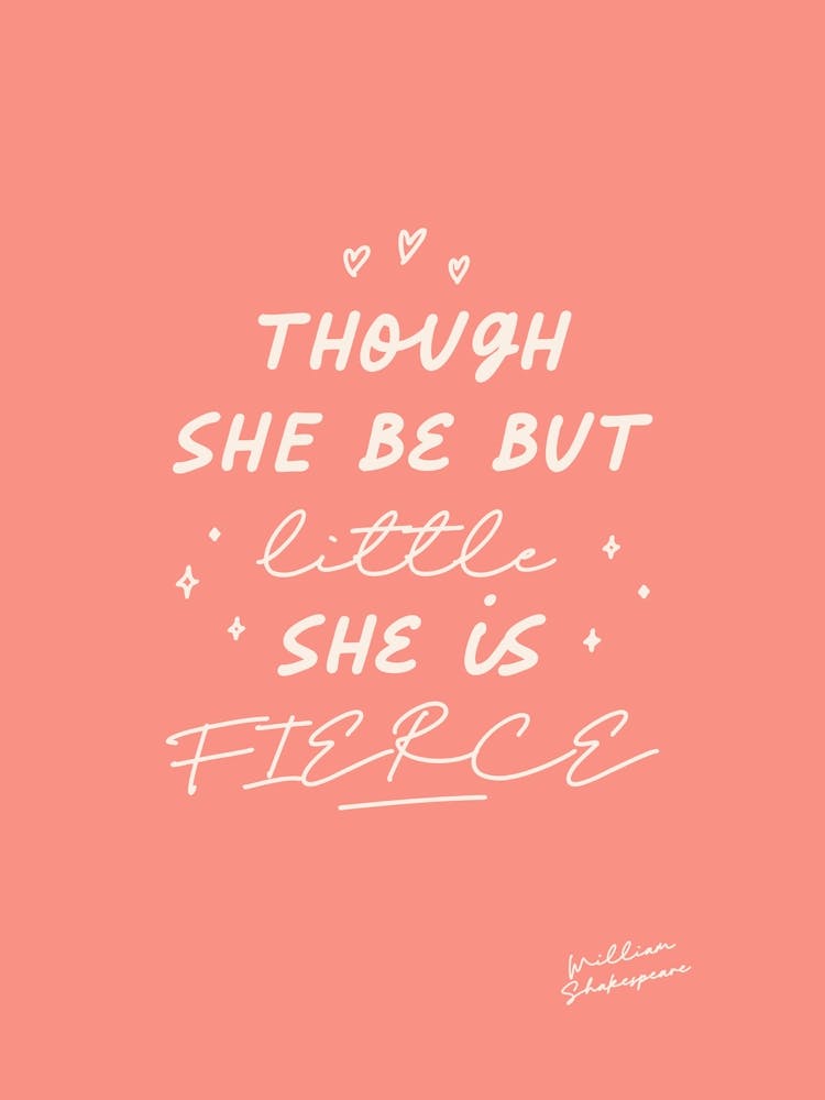 She Is Fierce - Kids Pink
