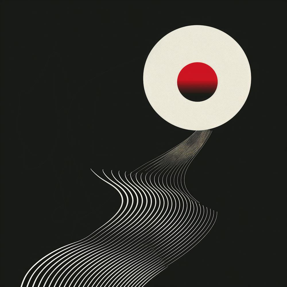 Abstract Geometry - Flying Circles