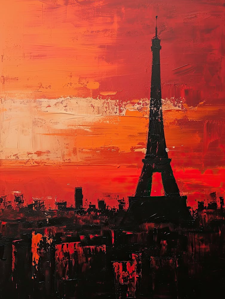 Paris At Sunset