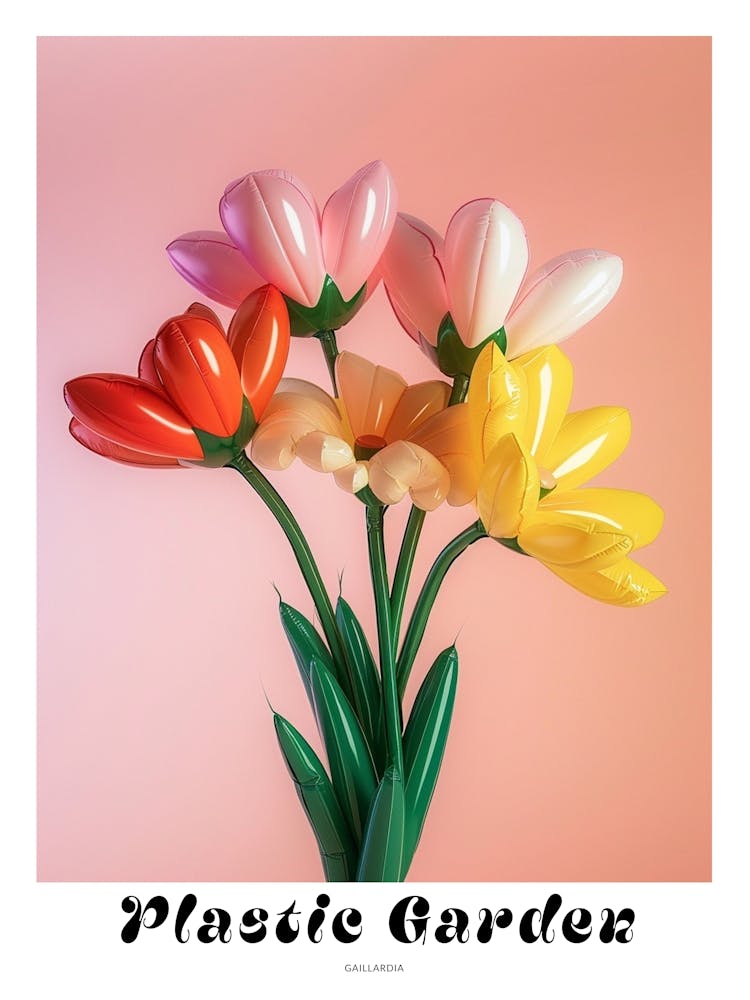 Dreamy Inflatable Flowers Poster Gaillardia 3