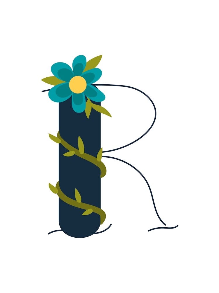 Lettres Florales Salon 18