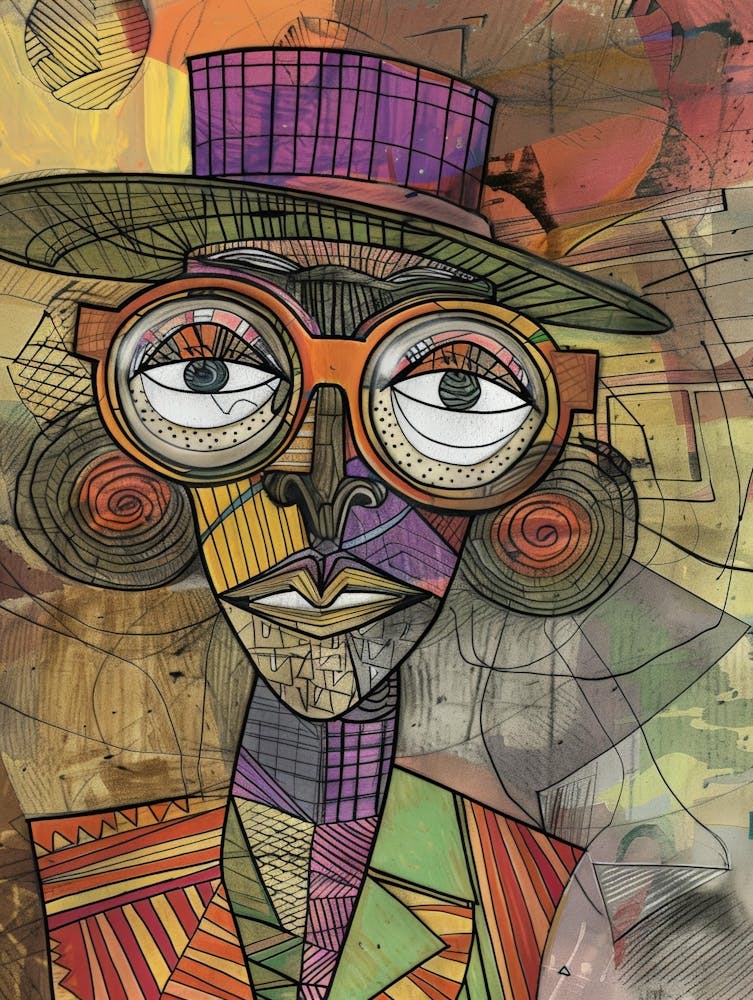 Woman With Glasses 1