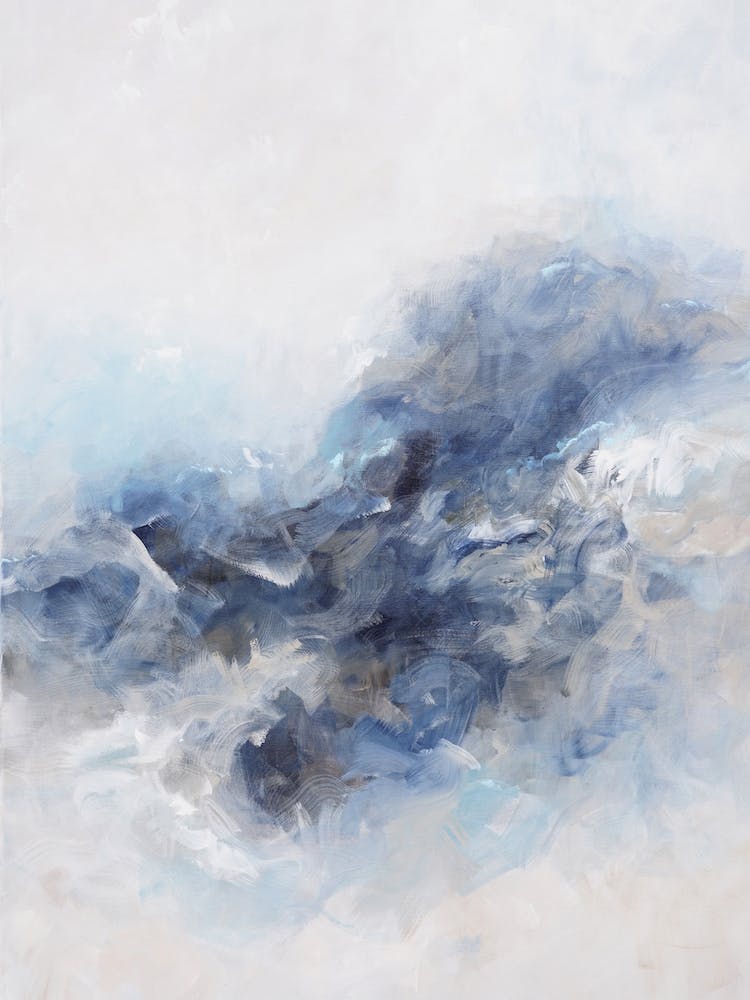 Dreamy Neutral Colours Abstract Painting