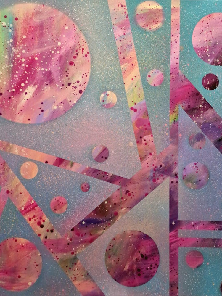 Cosmic Abstract Painting