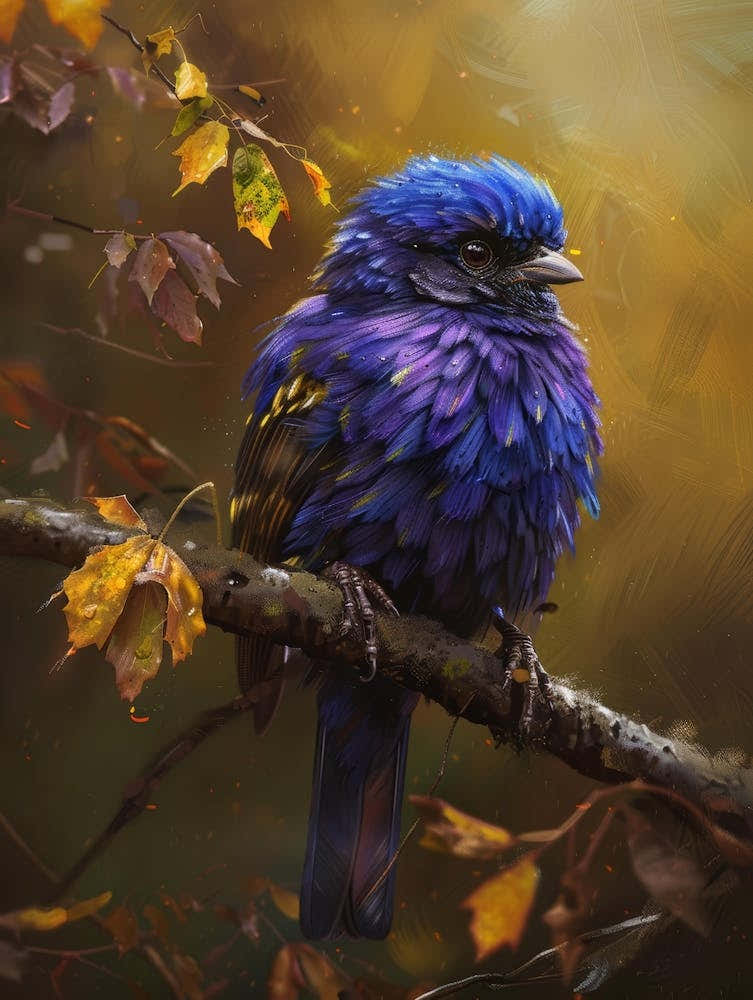 Bird In Autumn
