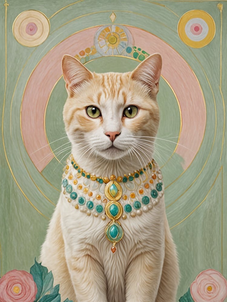 Cat With Necklace