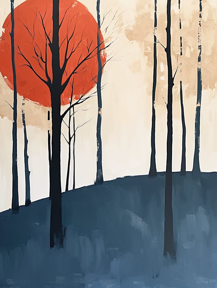 Sunset In The Woods, Minimalism