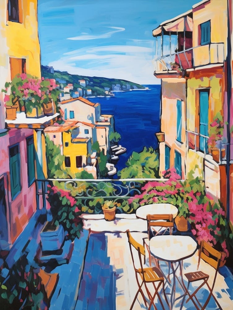 Sorrento Italien 4 Fauvistisches Gemälde