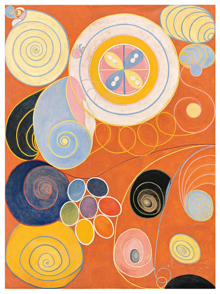 Hilma Af Klint - The Ten Largest No 3 Youth 1907. Abstract Art, Visual Language, Abstract Painting, Non-Figurative Art, Non-Objective Art, Non-Representational Art, Depiction Of Imagery, Abstraction, Abstract Expressionism, Geometric Abstraction