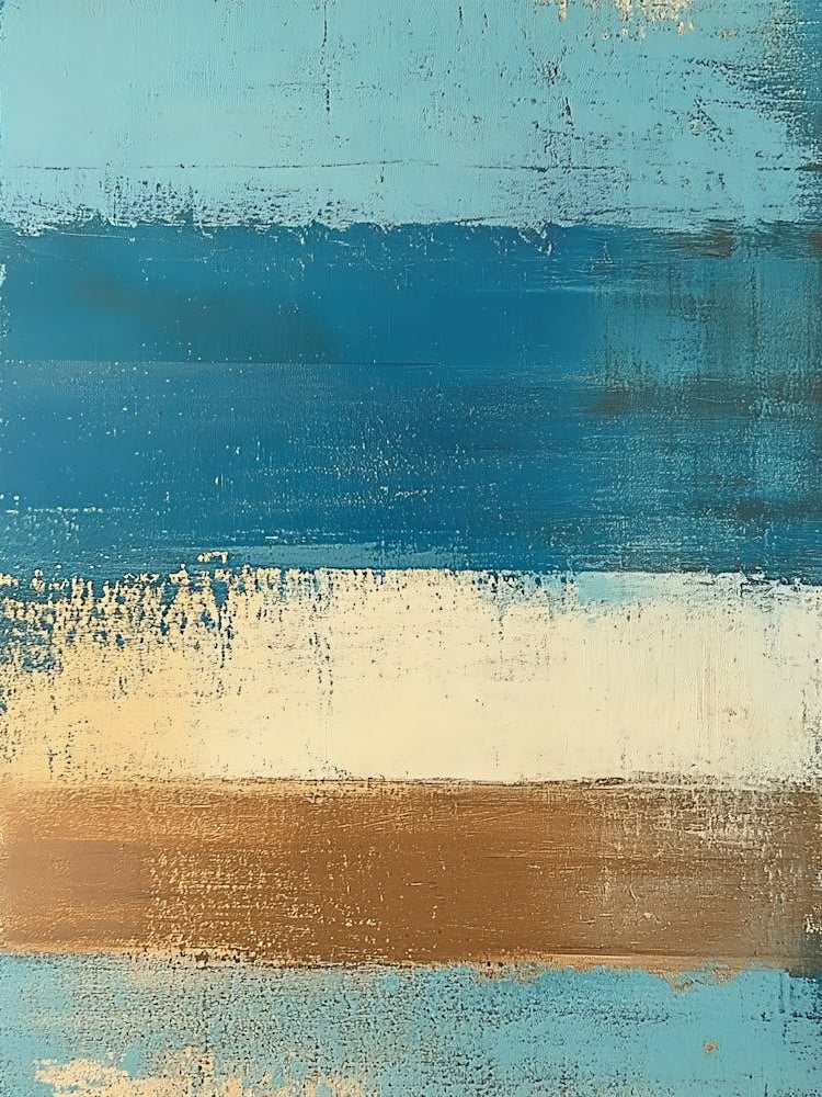 Blue And Brown Abstract