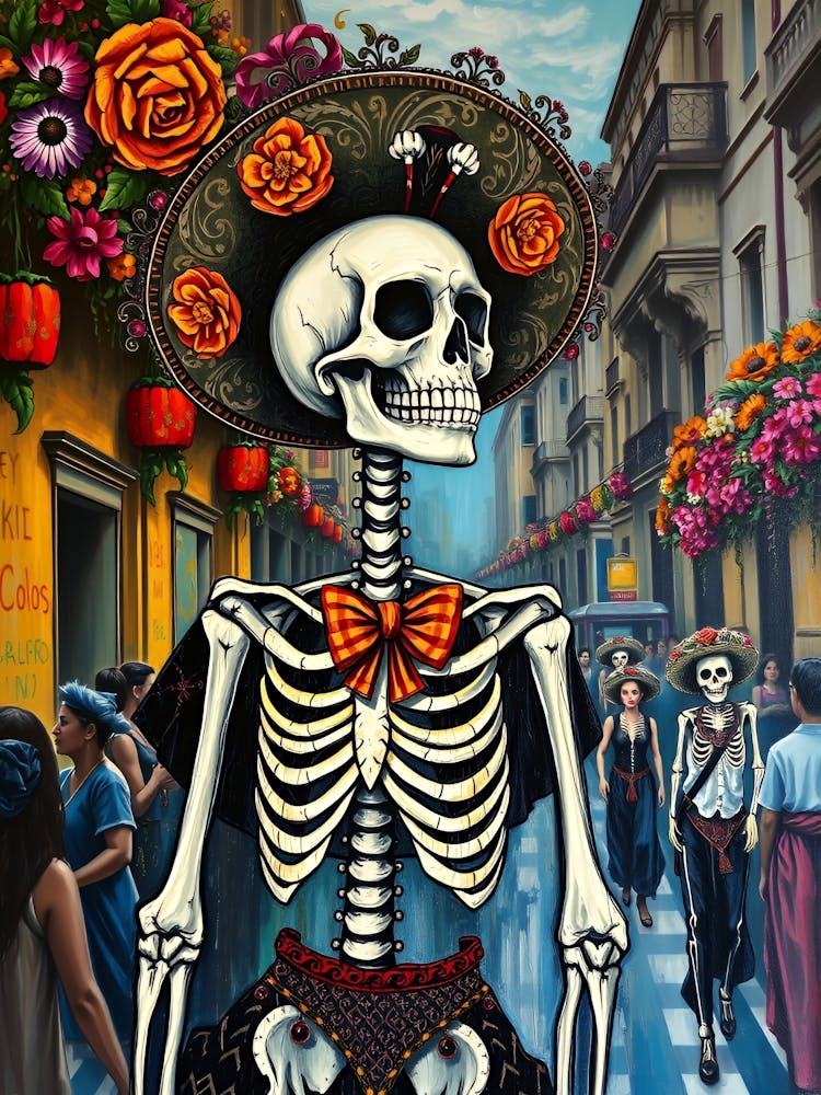 Day Of The Dead Skeleton 1