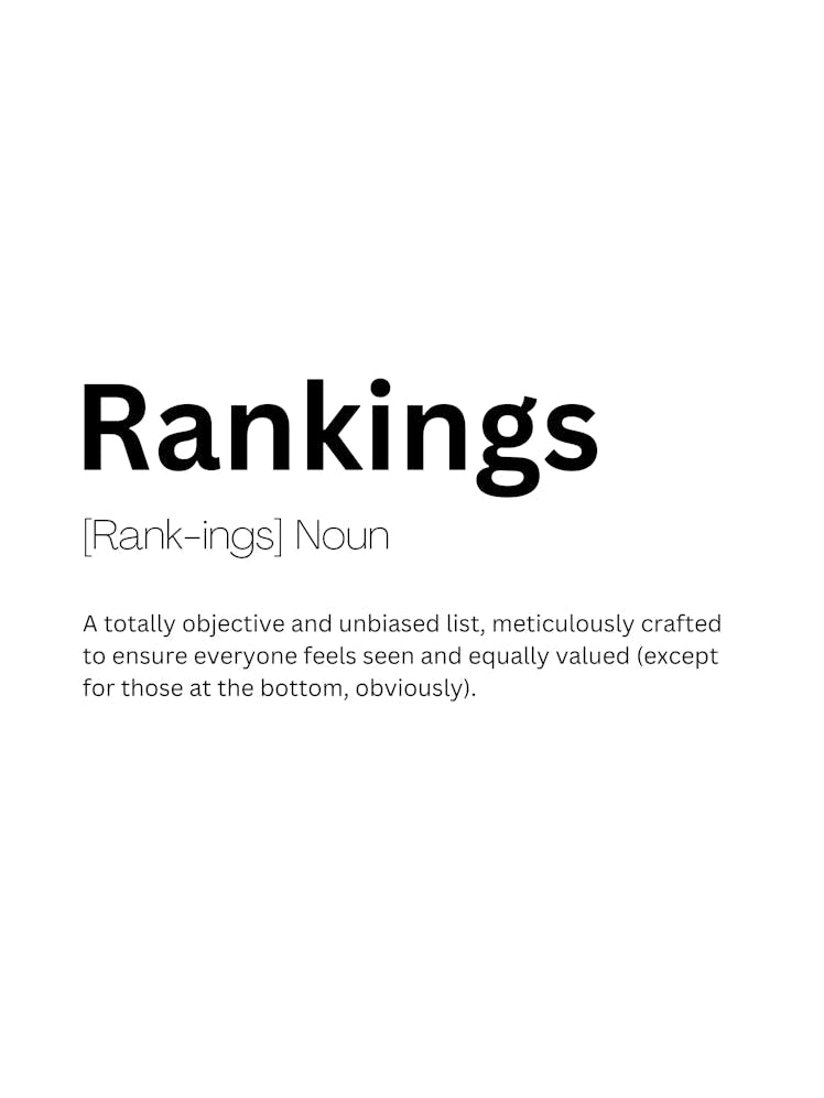 Rankings Definition Meaning