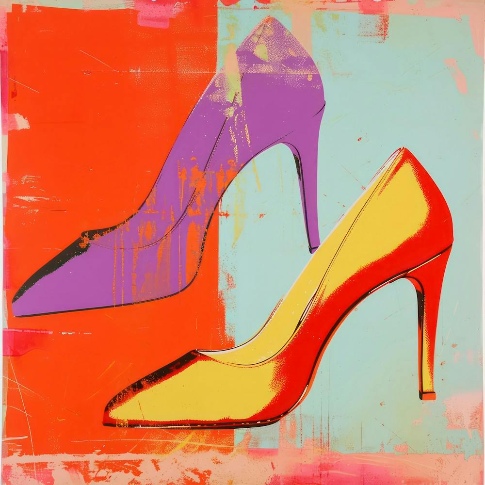 High Heels Pop Art 2
