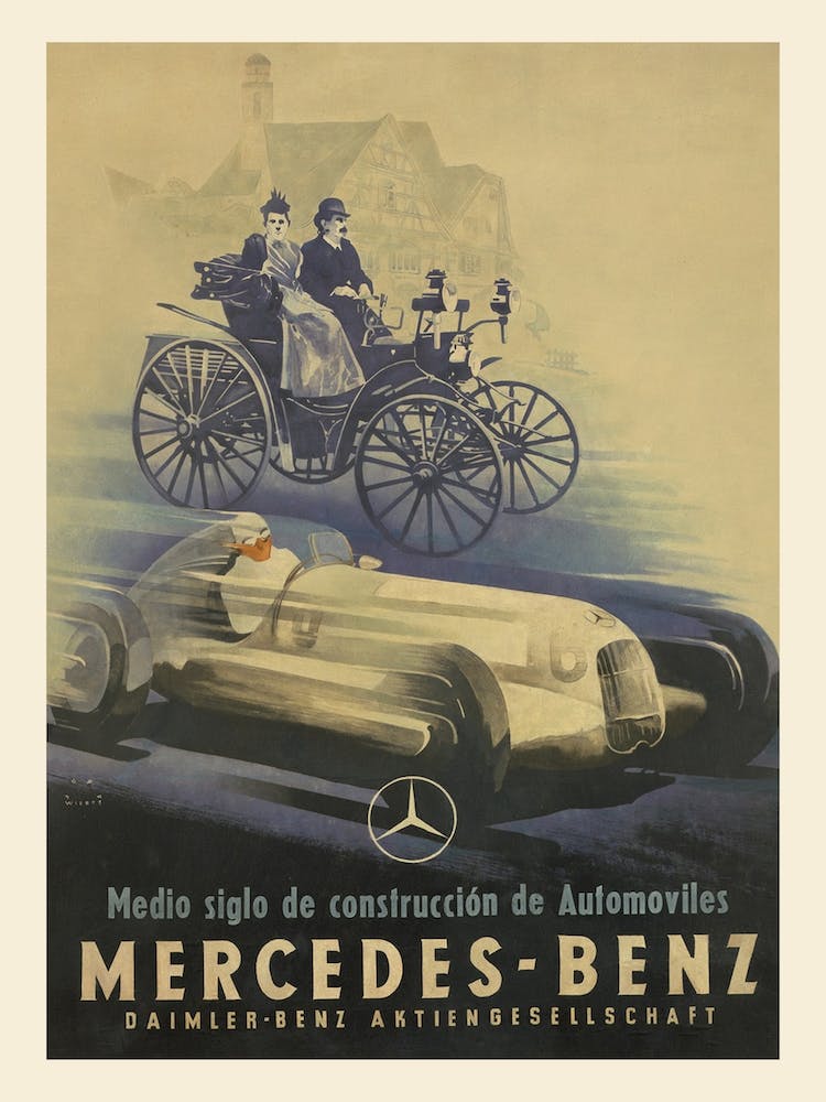 Mercedes Benz Poster, Jupp Wiertz