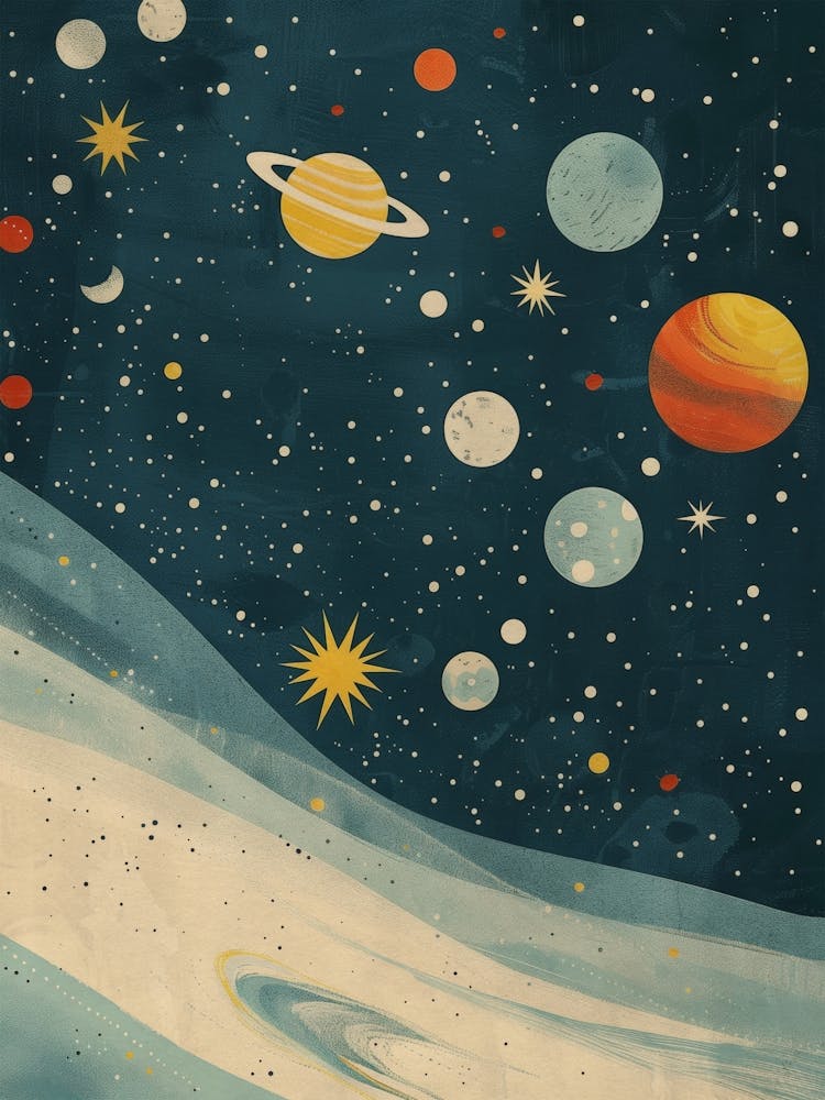 Boho Nursery 17 Planets