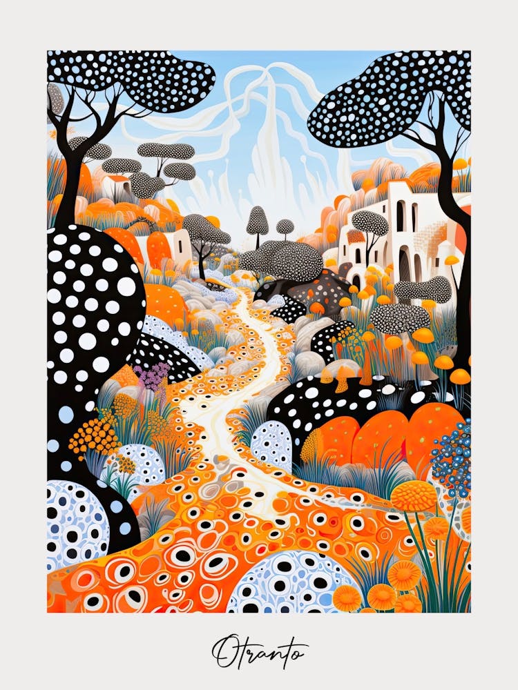 Poster Of Otranto, Italy, Illustration In The Style Of Pop Art 3