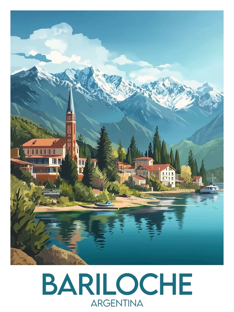 Affiche de voyage Bariloche