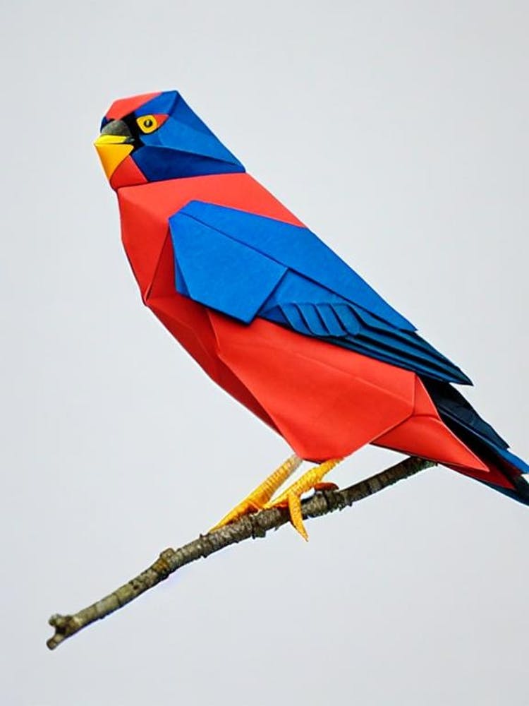 American Kestrel Origami Bird