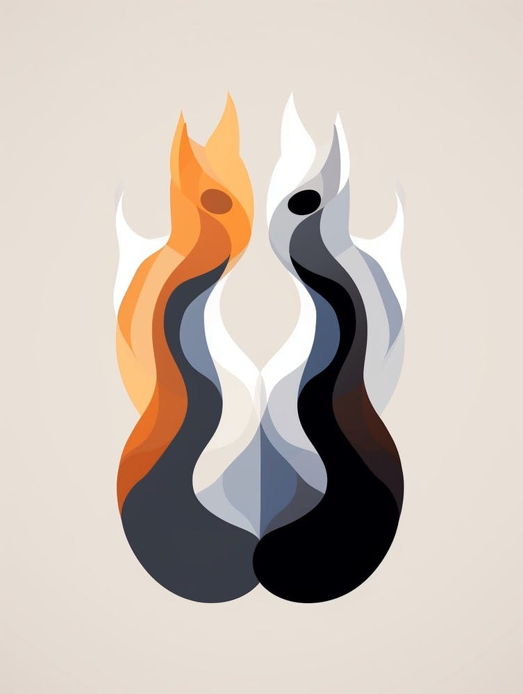 Fox Minimalist Abstract 6