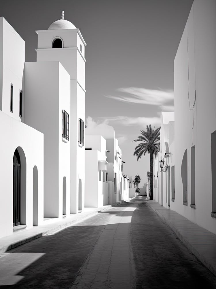 Sousse, Tunisia, Black And White Photography 1