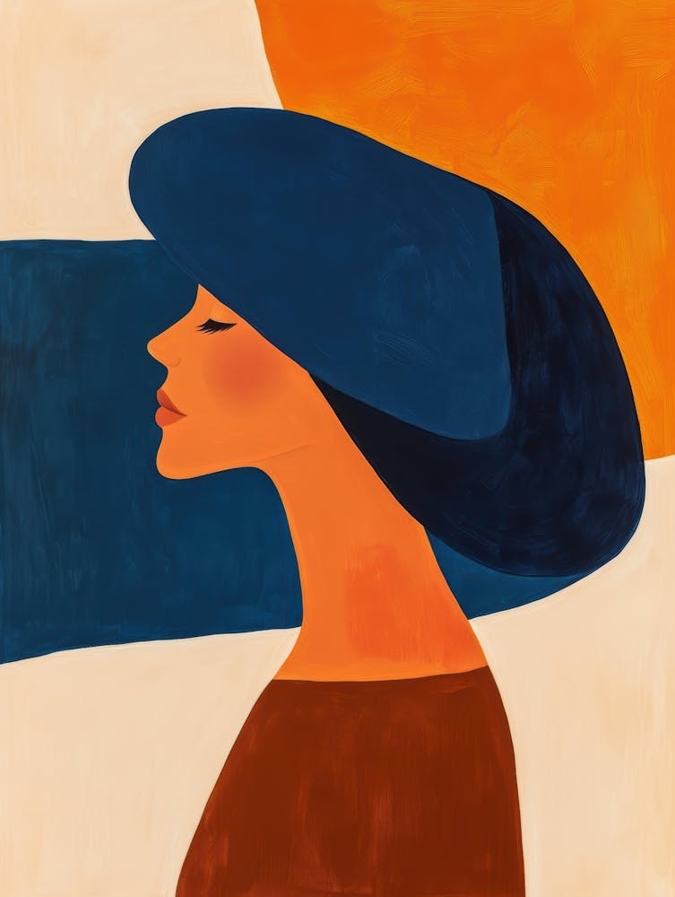 Woman In A Hat 111