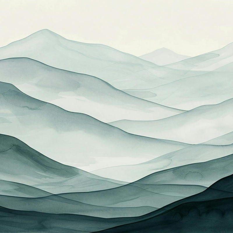 Aquarellberge 1