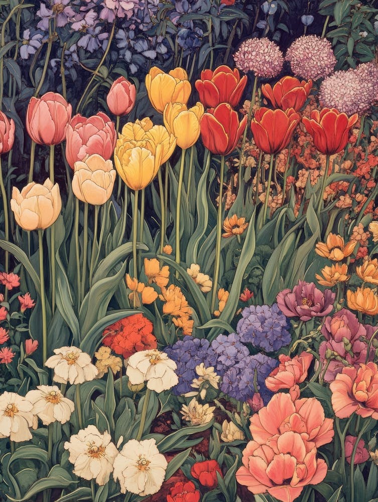 Tulips In The Garden 18