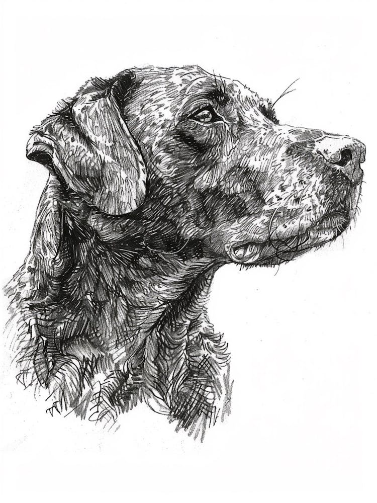 Chesapeake Bay Retriever Sketch 2