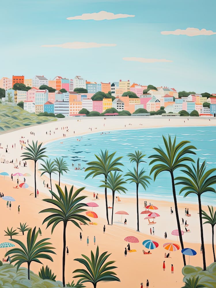 Bondi Beach, Sydney, Australia, Matisse And Rousseau Style 3