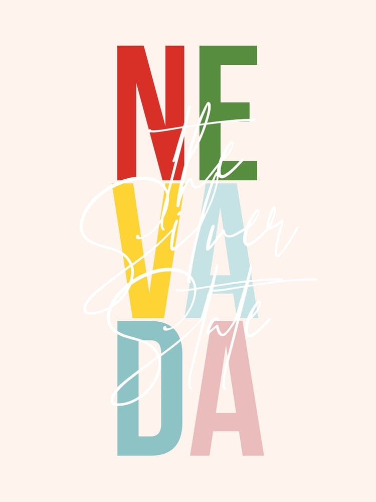 Nevada The Silver State Farbe