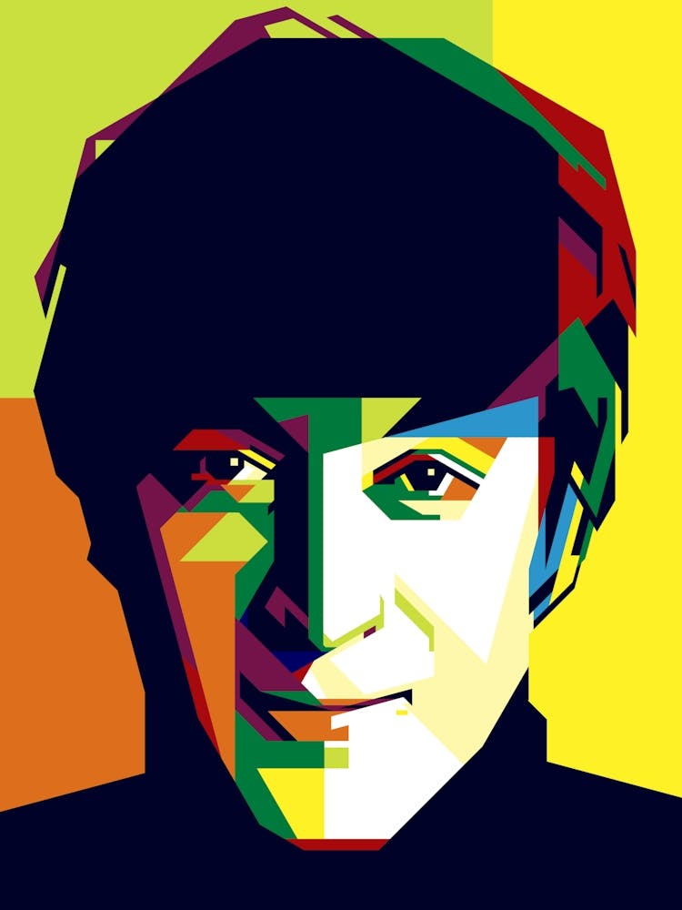 John Lennon Wpap Pop art 1