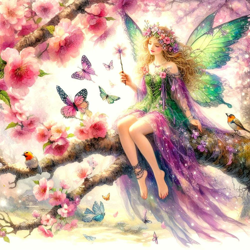 Fairy In Cherry Blossoms