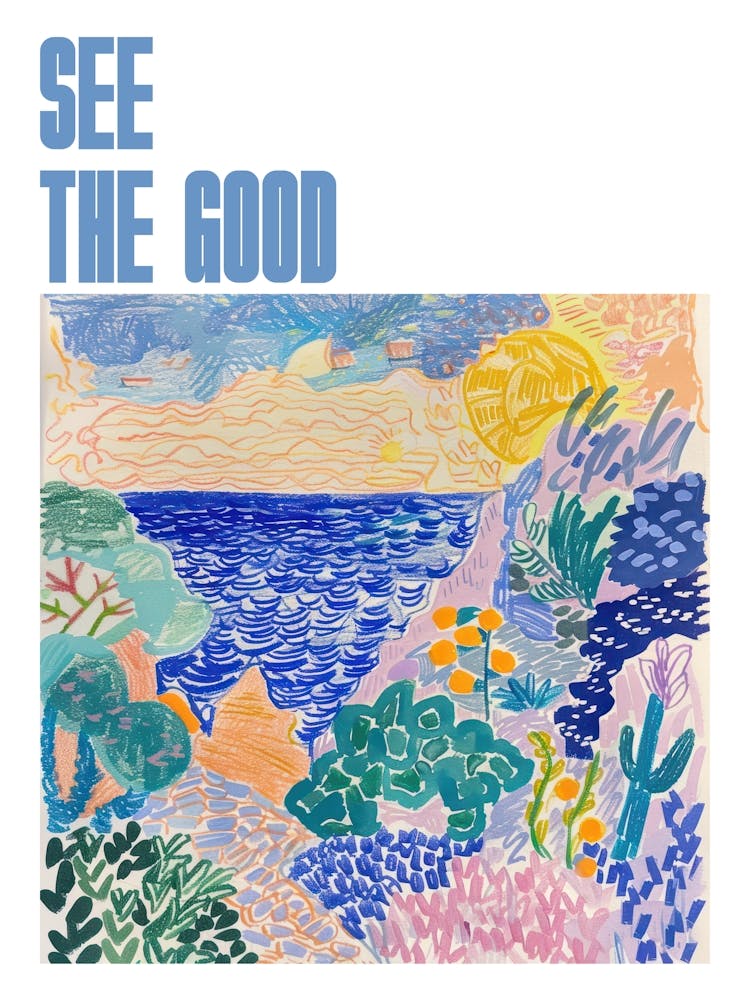 See The Good Poster Seaside Painting Matisse Style 4