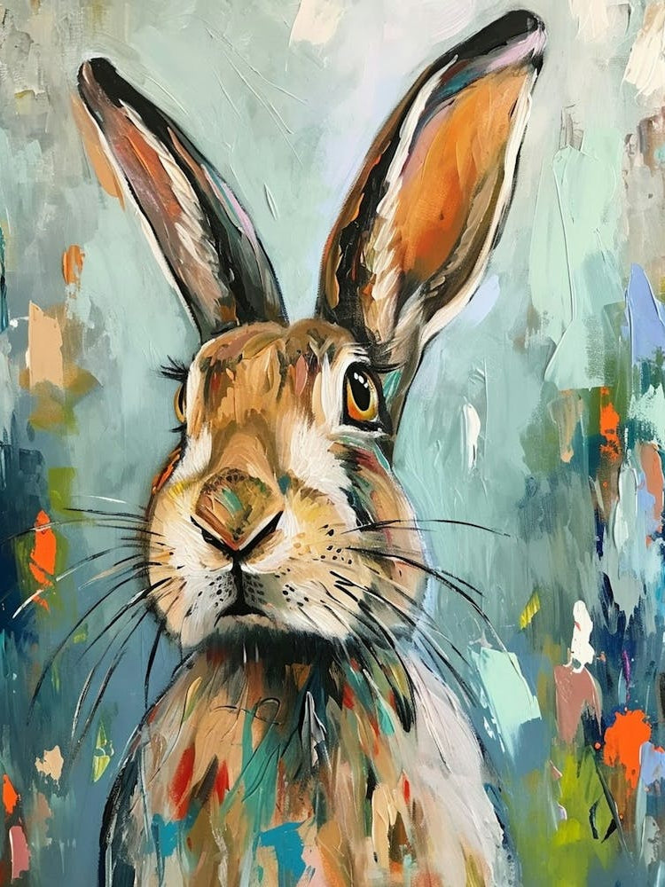 Belgian Hare Painting 3