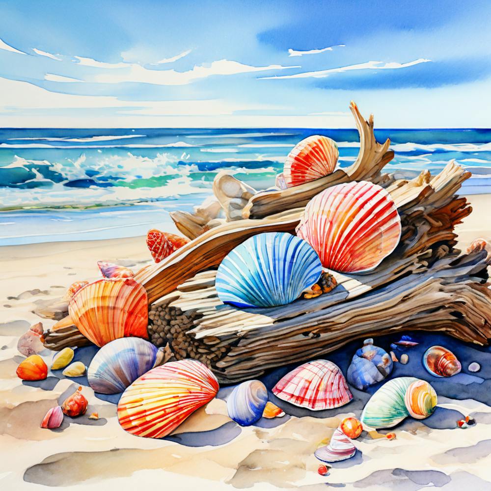 Seashells On The Beach