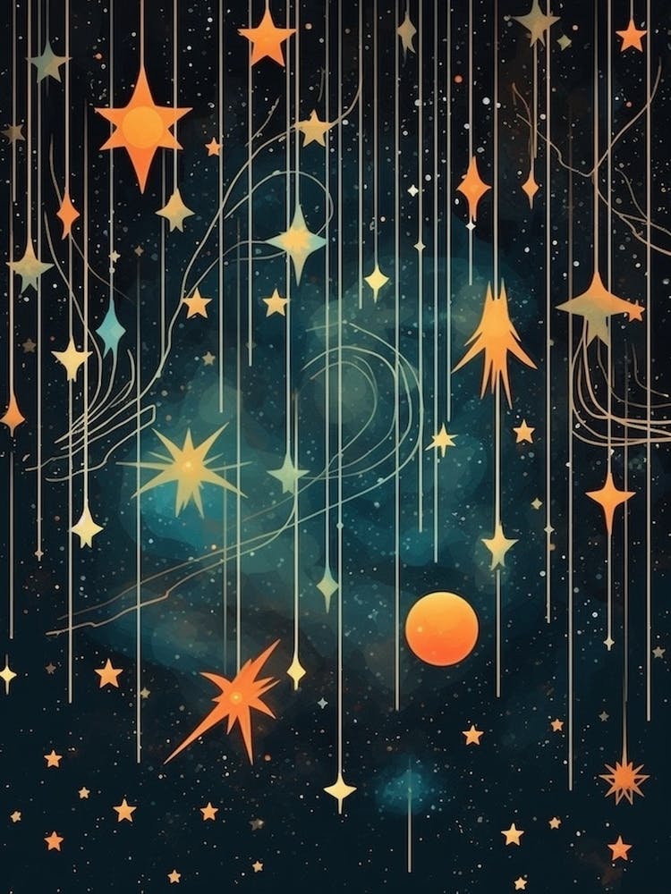 Artistic Solar Sistem Vintage Celestial 5