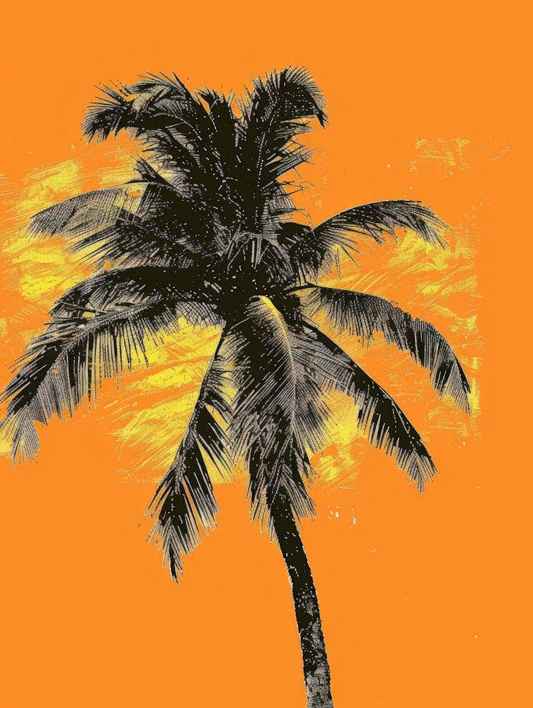 Palm Tree Canvas Print 2