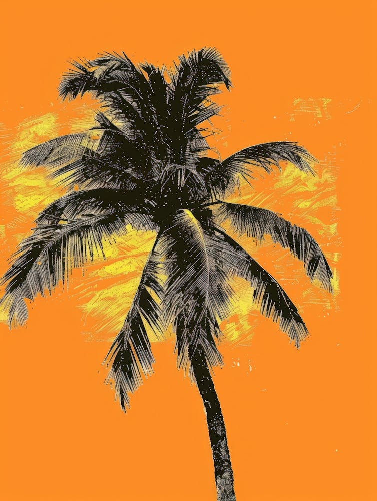 Palm Tree Canvas Print 2