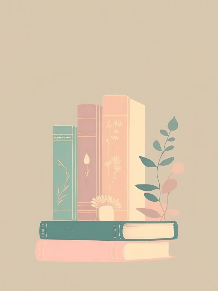 Bücher in einem Regal